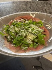 Carpaccio classico con Rucola e Parmigiano